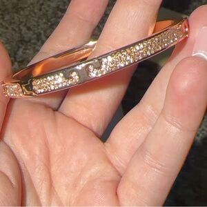 Tory Burch Rose Gold Sparkle Bracelet